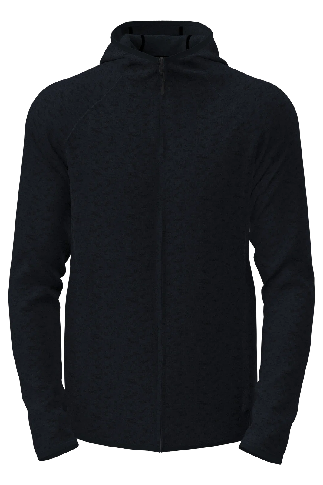 Kurtka Polarowa Meska Rozpinana z Kapturem S5460 - Blue Midnight Heather