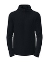 Kurtka Polarowa Meska Rozpinana z Kapturem S5460 - Blue Midnight Heather