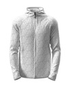 Kurtka Polarowa Meska Rozpinana z Kapturem S5460 - Light Grey Heather
