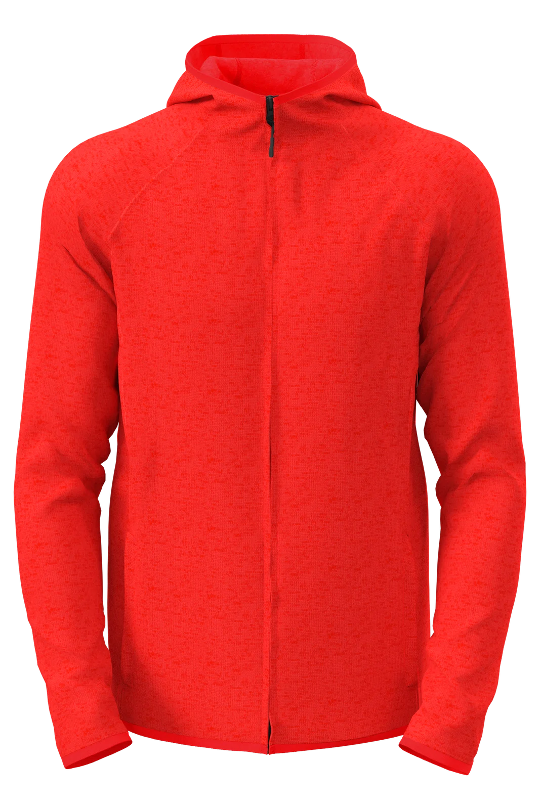 Kurtka Polarowa Meska Rozpinana z Kapturem S5460 - Scarlet Red Heather
