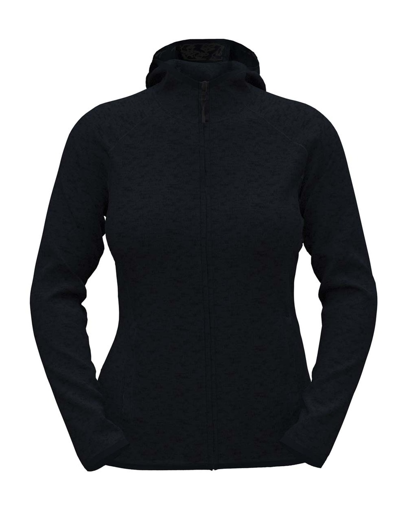 Damska kurtka polarowa z kapturem S5560 - Blue Midnight Heather