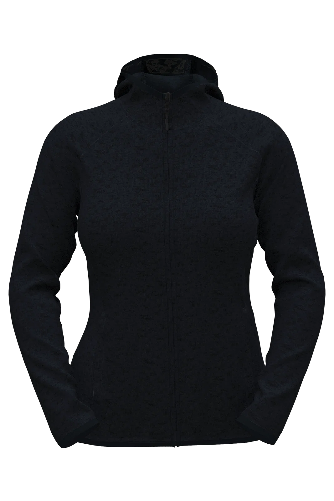 Damska kurtka polarowa z kapturem S5560 - Blue Midnight Heather