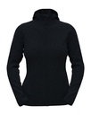 Damska kurtka polarowa z kapturem S5560 - Blue Midnight Heather
