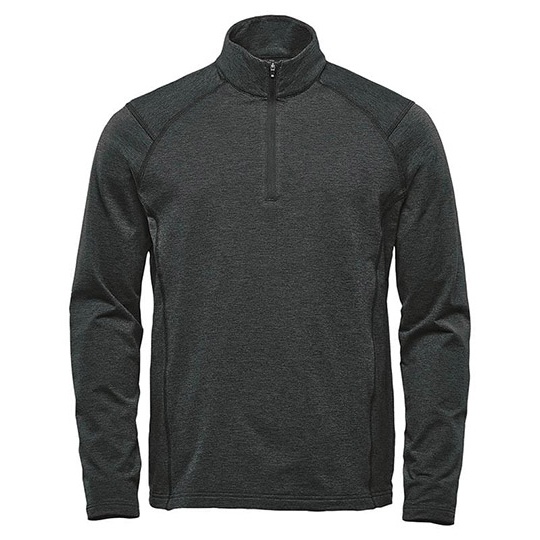 Bluza Meska Treningowa Odprowadzajaca Wilgoc ST136 - Black Heather