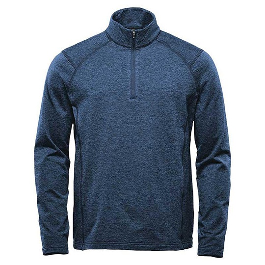 Bluza Meska Treningowa Odprowadzajaca Wilgoc ST136 - Dark Navy Heather