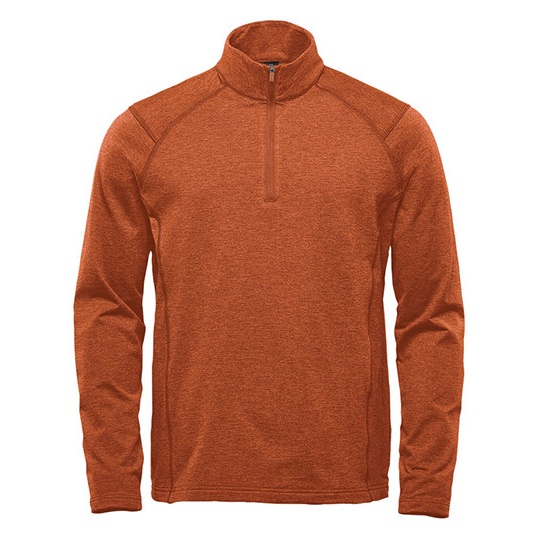 Bluza Męska Treningowa Odprowadzająca Wilgoć ST136 - Rust Heather