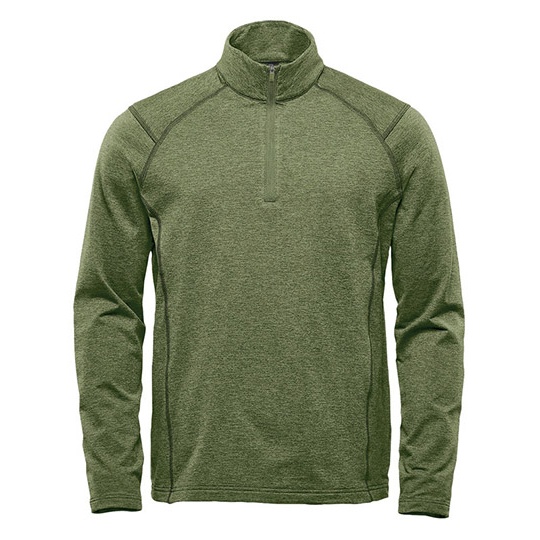 Bluza Meska Treningowa Odprowadzajaca Wilgoc ST136 - Sage Green Heather