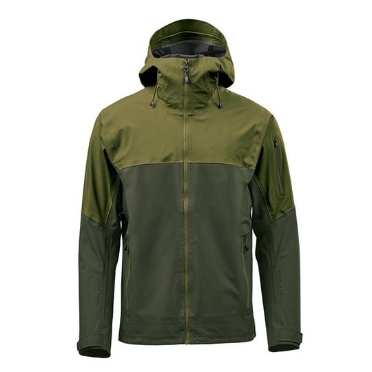 Kurtka Meska Przeciwdeszczowa Stretch ST133 - Chive & Cypress