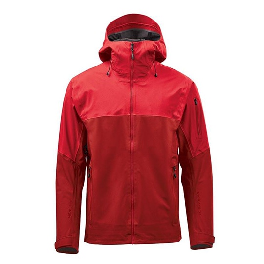 Kurtka Meska Przeciwdeszczowa Stretch ST133 - Red & Crimson