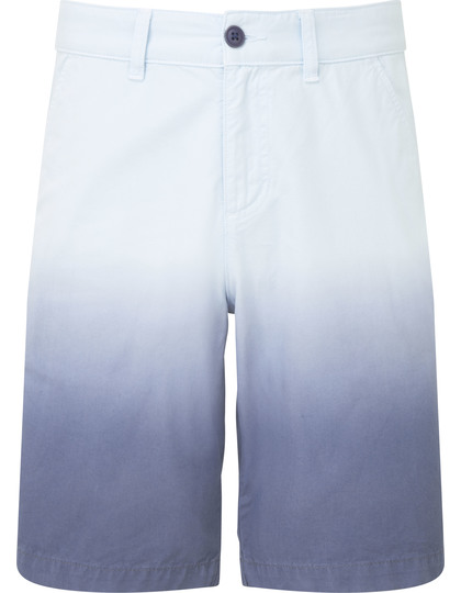 Szorty Męskie Dopasowane Bawełniane Dip-Dye WB904 - Blue (2158 C)