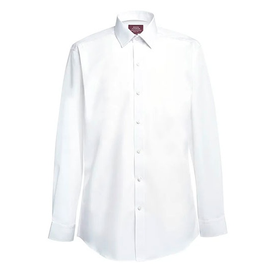 Meska koszula klasyczna z dlugim rekawem BR4565 - White