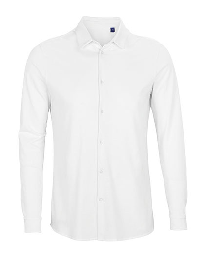 Koszula Klasyczna Pika Bawełna Organiczna NB3777 - Optic White