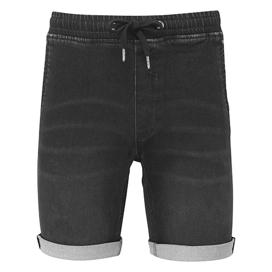 Szorty Meskie Dzinsowe Ze Streczem WB907 - Black