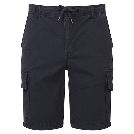 Szorty cargo męskie bawełniane z elastanem WB903 - Navy