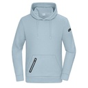 Bluza Męska Slim Z Kapturem JN8046 - Milky Blue