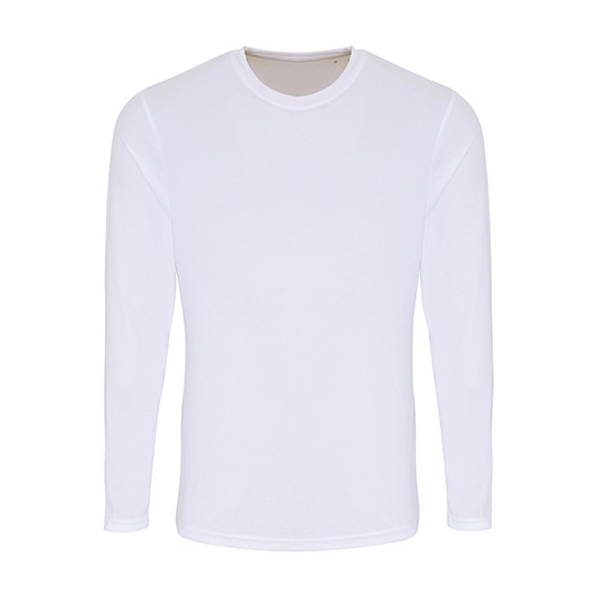 Męska koszulka z długim rękawem TR050 - White