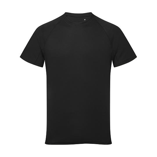 Koszulka techniczna męska z panelami TR011 - Black
