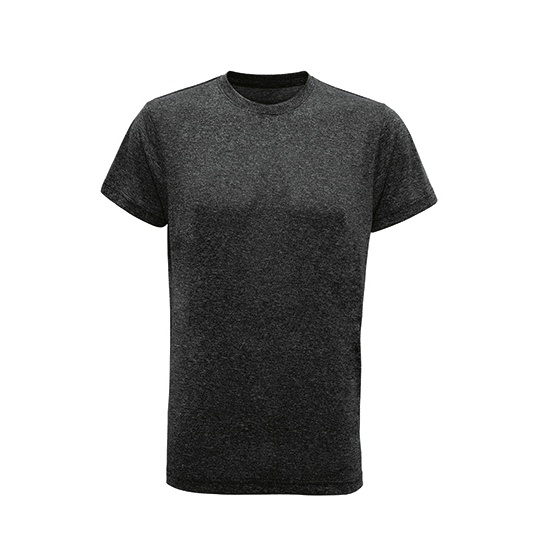 Męski T-shirt Sportowy TR010 - Black Melange