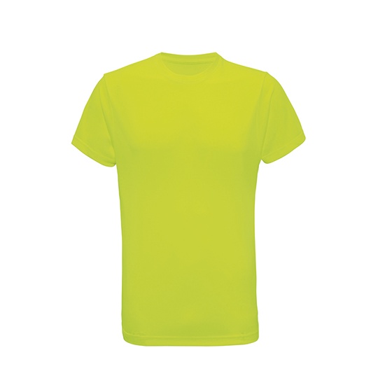 T-shirt Meski Sportowy Odprowadzajacy Wilgoc TR010 - Lightning Yellow
