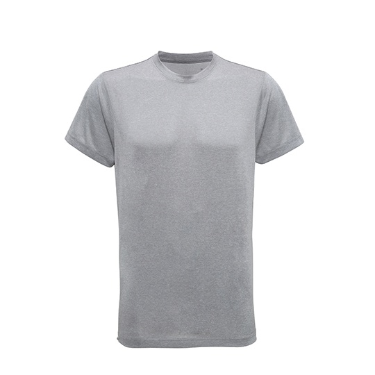 Męski T-shirt Sportowy TR010 - Silver Melange