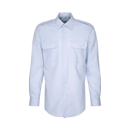 Męska koszula pilotka z długim rękawem SN146760 - Light Blue