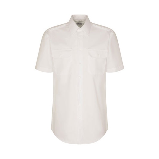 Koszula Pilotka Klasyczna Krótki Rękaw SN146761 - White