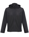 Kurtka Męska z Kapturem Softshell z Recyklingu L04447 - Black