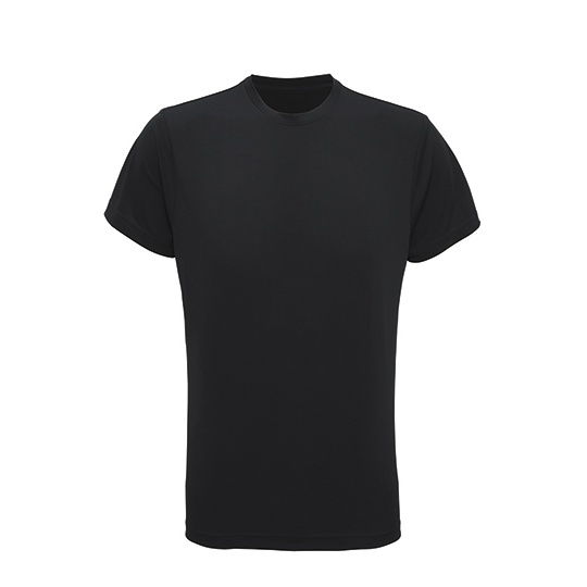 T-shirt Meski Sportowy Odprowadzajacy Wilgoc TR501 - Black