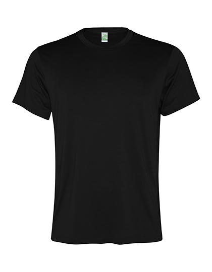 T-shirt Meski Krotki Rekaw Poliester Oddychajacy RY0304 - Black 02