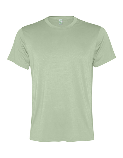 T-shirt Męski Krótki Rękaw Poliester Oddychający RY0304 - Mist Green 264