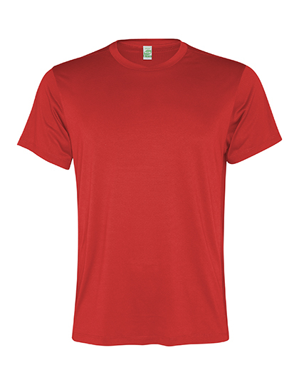 T-shirt Meski Krotki Rekaw Poliester Oddychajacy RY0304 - Red 60