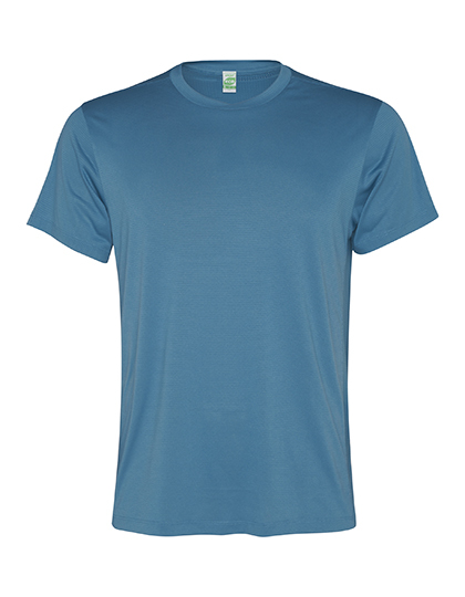 Męski T-shirt Sportowy RY0304 - Storm Blue