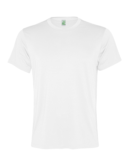 T-shirt Meski Krotki Rekaw Poliester Oddychajacy RY0304 - White 01