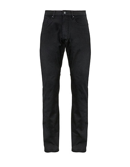 Męskie jeansy prosta nogawka NB3180 - Deep Black