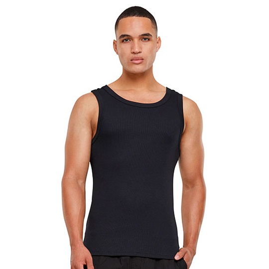 Męski tank top BY382 - Black