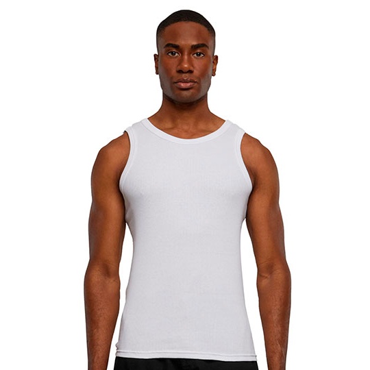 Męski tank top BY382 - White