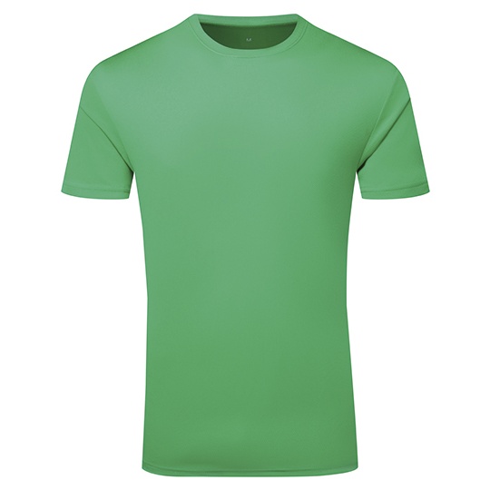 Koszulka Meska Sportowa Teksturowana Odprowadzajaca Wilgoc TR503 - Bright Kelly