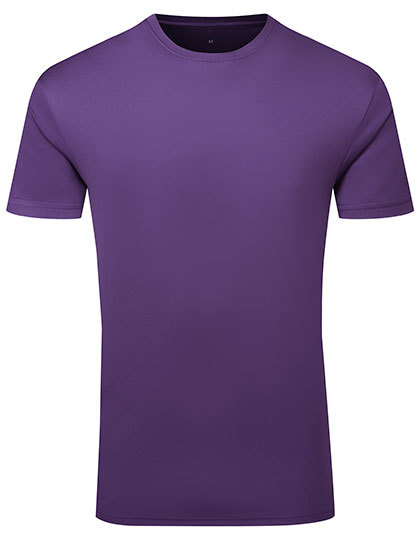 Koszulka Meska Sportowa Teksturowana Odprowadzajaca Wilgoc TR503 - Purple