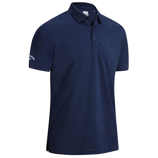 Koszulka Polo Meska Poliester Odprowadzajacy Wilgoc CW510 - Peacoat