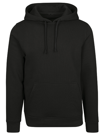 Bluza z Kapturem Wygodny Fason Bawelniana BY084 - Black