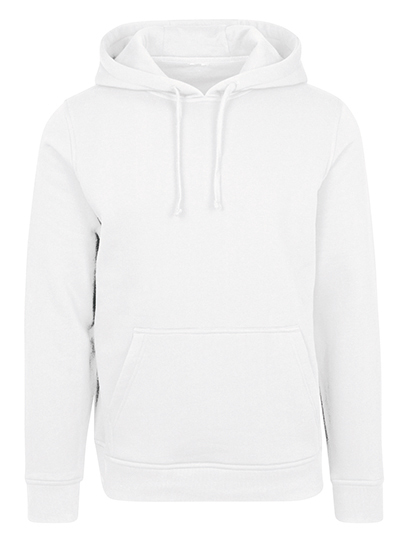 Bluza z Kapturem Wygodny Fason Bawelniana BY084 - White