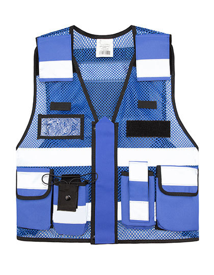 Kamizelka Taktyczna Siatkowa Odblaskowa KX145 - Royal Blue