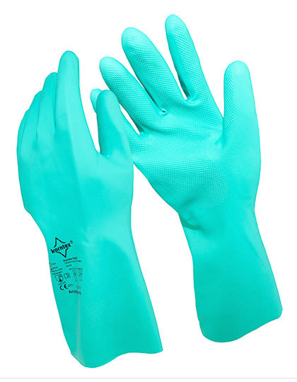 Rekawice nitrylowe ochronne KX170 - Green