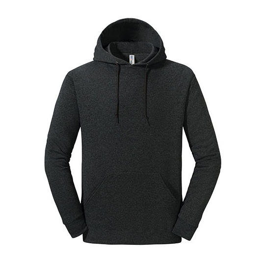 Bluza z kapturem dekatyzowana polar NuBlend JZ996M - Black Heather