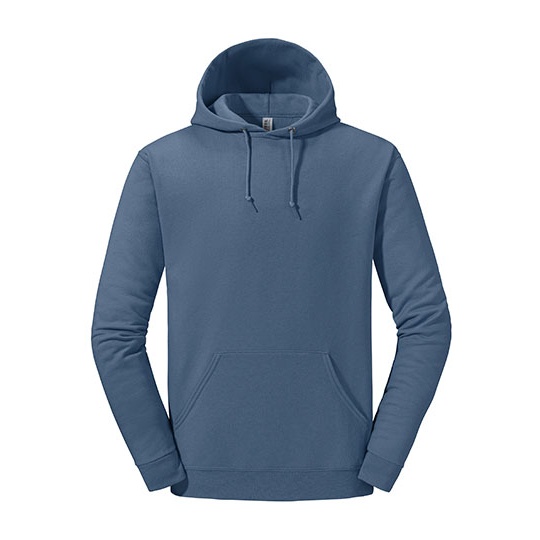 Bluza z kapturem dekatyzowana polar NuBlend JZ996M - Denim