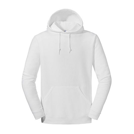 Bluza z kapturem dekatyzowana polar NuBlend JZ996M - White