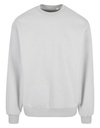 Bluza Oversize Bawełniana NM012 - Light Asphalt