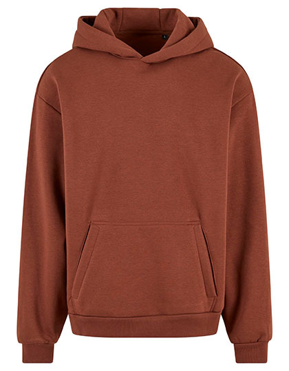 Bluza z Kapturem Oversize Bawelniana NM011 - Chocolate Brown