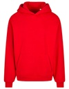Bluza z Kapturem Oversize Bawełniana NM011 - City Red