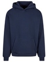 Bluza z Kapturem Oversize Bawełniana NM011 - Navy
